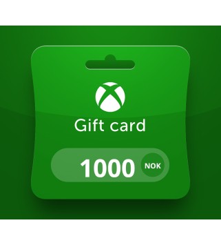 XBOX Live 1000 NOK Prepaid Card NO Xbox One Key EUROPE